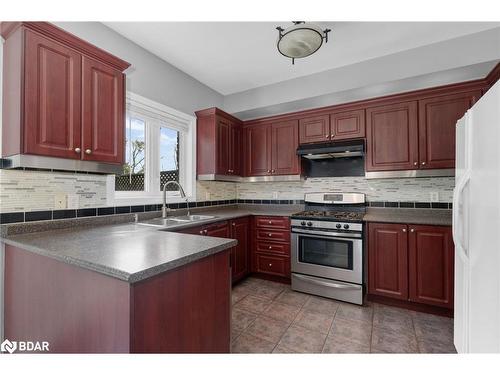 Main-1951 Swan Street, Innisfil, ON - Indoor Photo Showing Kitchen With Double Sink