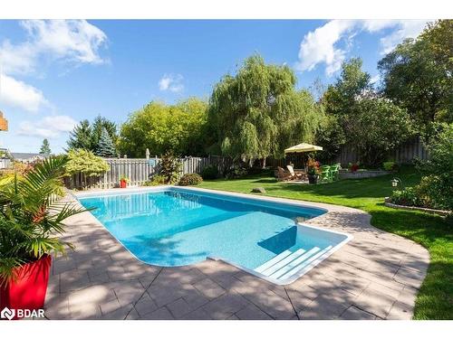 116 Herrell Avenue, Barrie, ON - Outdoor With In Ground Pool With Backyard