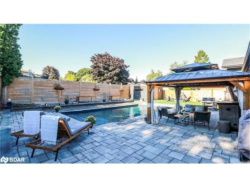 27 Highcroft Road, Barrie, ON - Outdoor With In Ground Pool With Deck Patio Veranda