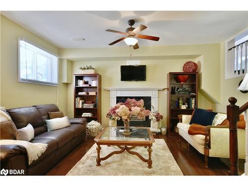 31 Harwood Drive, Barrie, ON - Indoor Photo Showing Living Room With Fireplace