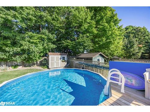 3 Wessenger Drive, Barrie, ON - Outdoor With Above Ground Pool With Backyard