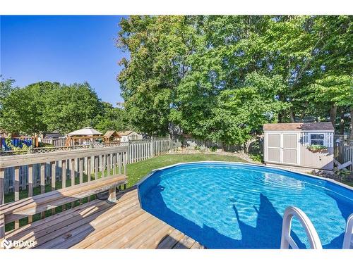 3 Wessenger Drive, Barrie, ON - Outdoor With Above Ground Pool With Backyard