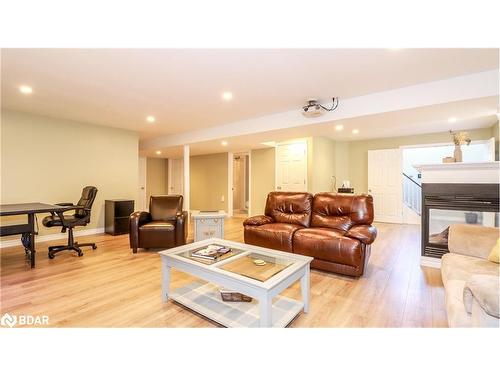 15 Forest Dale Drive, Barrie, ON - Indoor Photo Showing Living Room With Fireplace