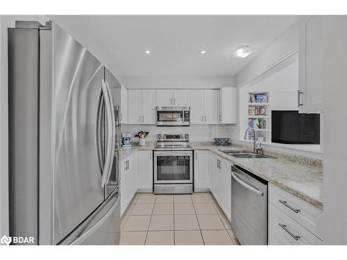 163 Diana Drive, Orillia, ON - Indoor Photo Showing Kitchen With Stainless Steel Kitchen With Double Sink