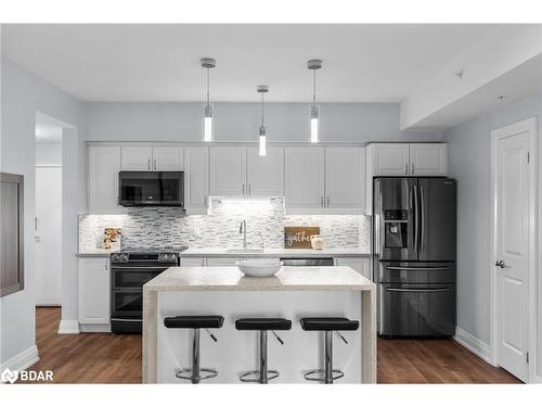 302-300 Essa Road, Barrie, ON - Indoor Photo Showing Kitchen With Stainless Steel Kitchen With Upgraded Kitchen