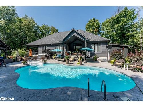 2248 Elana Drive, Severn, ON - Outdoor With In Ground Pool With Backyard