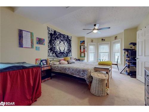 66 Parkside Drive, Barrie, ON - Indoor Photo Showing Bedroom With Fireplace