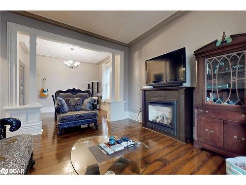 66 Parkside Drive, Barrie, ON - Indoor Photo Showing Living Room With Fireplace