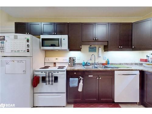 66 Parkside Drive, Barrie, ON - Indoor Photo Showing Kitchen With Double Sink