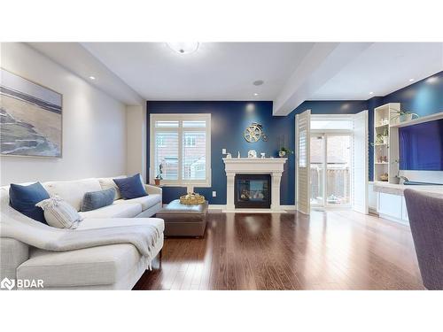 14 Kawana Road, Brampton, ON - Indoor Photo Showing Living Room With Fireplace