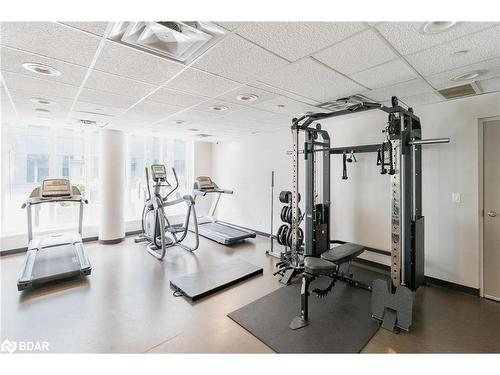 Gph4-111 Worsley Street, Barrie, ON - Indoor Photo Showing Gym Room