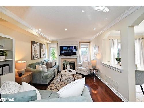 49 Skylark Drive, Vaughan, ON - Indoor Photo Showing Living Room With Fireplace