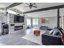 143 Hwy 612, Seguin, ON  - Indoor Photo Showing Living Room With Fireplace 