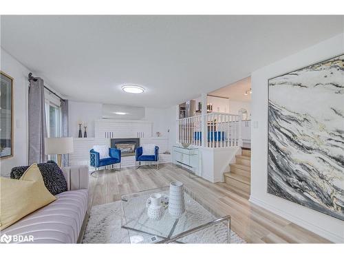 277 Nelson Street, Barrie, ON - Indoor Photo Showing Living Room With Fireplace