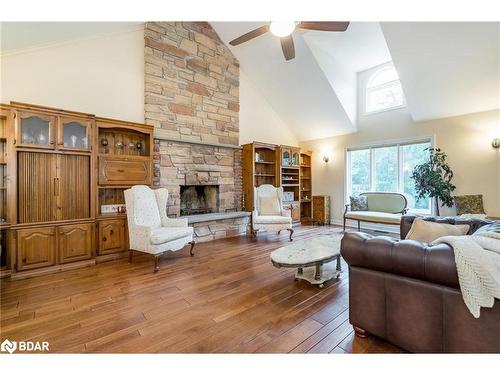 7 Nordic Trail, Oro-Medonte, ON - Indoor Photo Showing Living Room With Fireplace