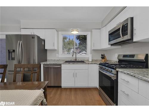 24 Mcveigh Drive, Barrie, ON - Indoor Photo Showing Kitchen With Stainless Steel Kitchen