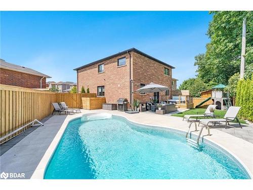 993 Whitney Crescent, Midland, ON - Outdoor With In Ground Pool With Deck Patio Veranda With Backyard