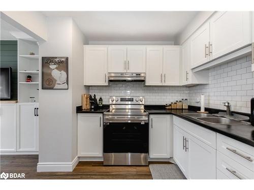 24 Christie Crescent, Barrie, ON - Indoor Photo Showing Kitchen With Double Sink