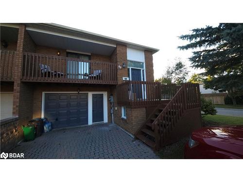 Upper-48 Porritt Street, Barrie, ON - Outdoor With Balcony With Deck Patio Veranda With Exterior