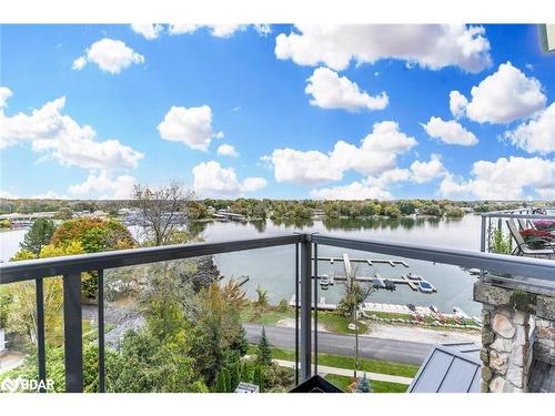 604-80 Orchard Point Road, Orillia, ON - Outdoor With Body Of Water With Balcony With View