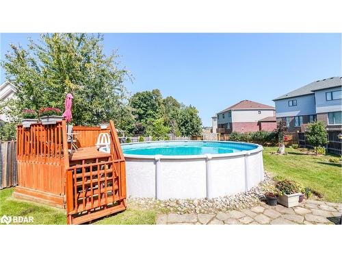 5 Regina Road, Barrie, ON - Outdoor With Above Ground Pool With Backyard