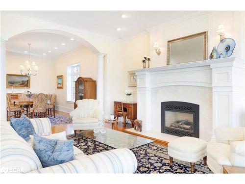 75 Indian Trail Trail, Collingwood, ON - Indoor Photo Showing Living Room With Fireplace