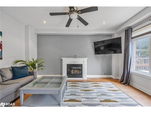 23 Pepin Court, Barrie, ON - Indoor Photo Showing Living Room With Fireplace