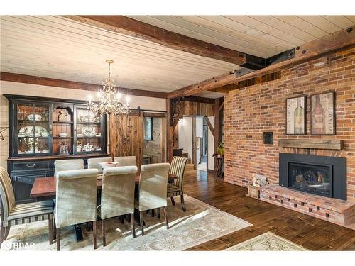 3686 Agnew Road, Severn, ON - Indoor With Fireplace