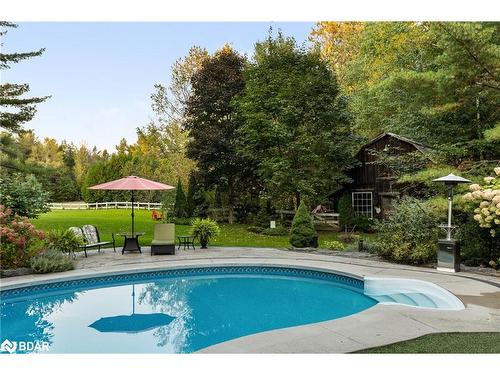 3686 Agnew Road, Severn, ON - Outdoor With In Ground Pool With Backyard