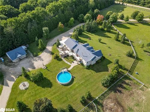 102554 Road 49 Road, West Grey, ON - Outdoor With Above Ground Pool With View