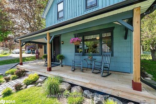 6 Mill Street E, Springwater, ON - Outdoor With Deck Patio Veranda