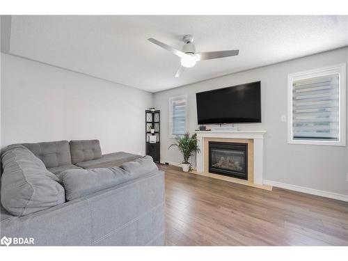 32 Jagges Drive, Barrie, ON - Indoor Photo Showing Living Room With Fireplace