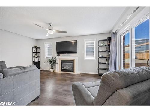 32 Jagges Drive, Barrie, ON - Indoor Photo Showing Living Room With Fireplace