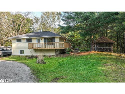 1528 Kitchen Side Road, Severn, ON - Outdoor With Deck Patio Veranda