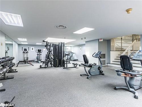 303-36 James Street S, Hamilton, ON - Indoor Photo Showing Gym Room