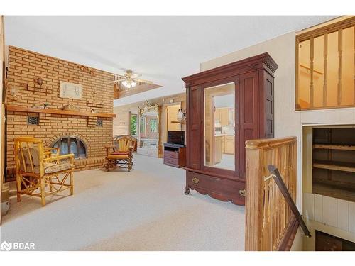 2396 Lakeshore Drive, Brechin, ON - Indoor Photo Showing Other Room With Fireplace