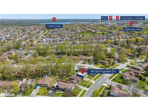 96 Springdale Drive, Barrie, ON - Outdoor With View