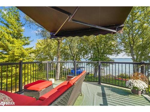 219 Bayshore Road, Innisfil, ON - Outdoor With Body Of Water With Balcony With Deck Patio Veranda With Exterior