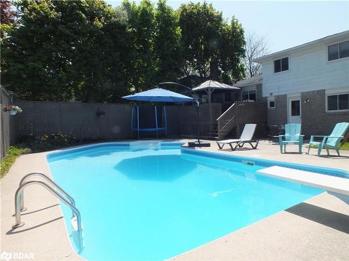 72 Jane Crescent, Barrie, ON - Outdoor With In Ground Pool With Backyard