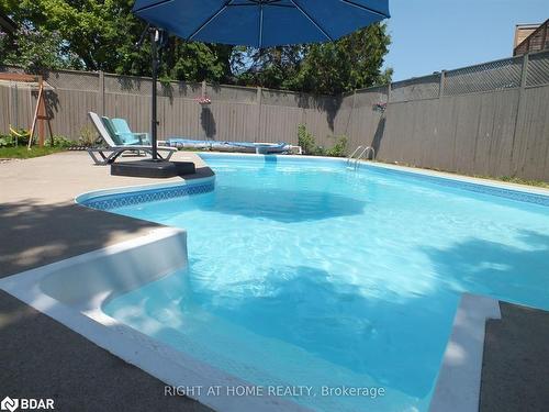 72 Jane Crescent, Barrie, ON - Outdoor With In Ground Pool With Backyard