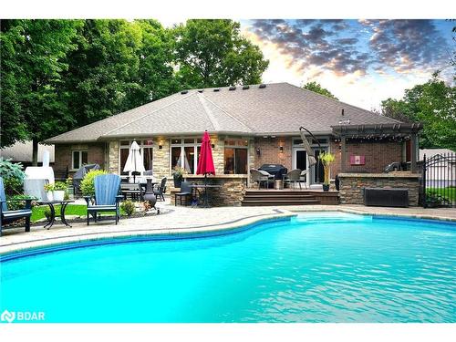 101 Budds Mill Road, Snow Valley, ON - Outdoor With In Ground Pool With Deck Patio Veranda With Backyard