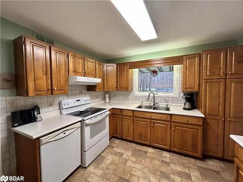 319203 Grey Road 1, Georgian Bluffs, ON - Indoor Photo Showing Kitchen With Double Sink