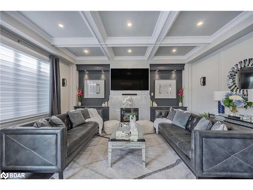 39 Mckeown Street, Thornton, ON - Indoor Photo Showing Living Room With Fireplace