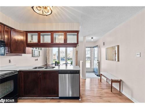 28 Charleson Drive, Barrie, ON - Indoor Photo Showing Kitchen With Double Sink