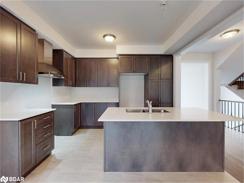 2962 Monarch Drive, Orillia, ON - Indoor Photo Showing Kitchen With Double Sink