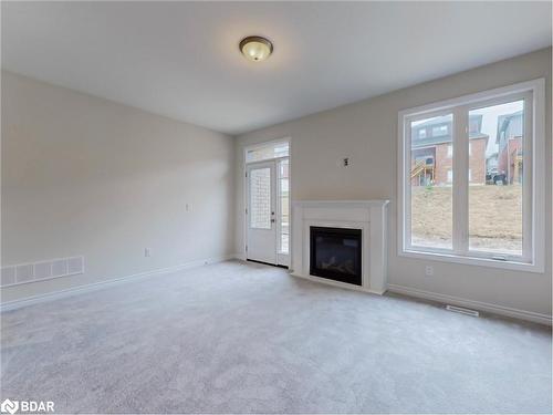 2962 Monarch Drive, Orillia, ON - Indoor Photo Showing Living Room With Fireplace