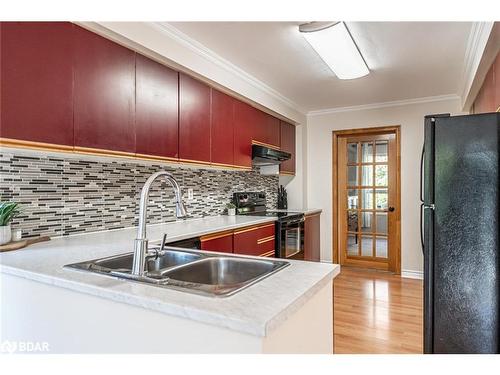 12 Moore Place, Barrie, ON - Indoor Photo Showing Kitchen With Double Sink