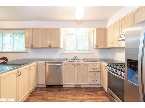 2900 Lakeshore Road E, Oro-Medonte, ON - Indoor Photo Showing Kitchen With Double Sink