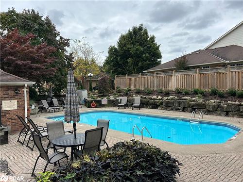 16-141 Welland Vale Road, St. Catharines, ON - Outdoor With In Ground Pool With Deck Patio Veranda With Backyard