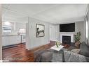 59 Hawthorne Drive, Innisfil, ON  - Indoor Photo Showing Living Room With Fireplace 